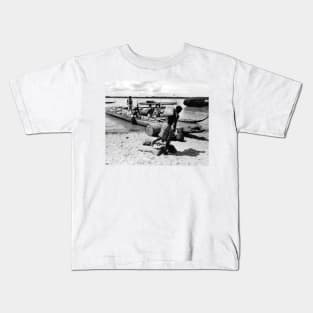 Vintage photo of a Suriname Shore Kids T-Shirt